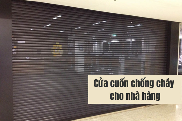 cửa cuốn chống cháy