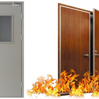 Ứng xử biến dạng của cánh thép khi tiếp xúc nhiệt độ cao