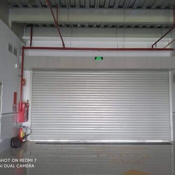 Cửa cuốn chống cháy Nam Phát Mavi cho khu vực khẩu độ lớn