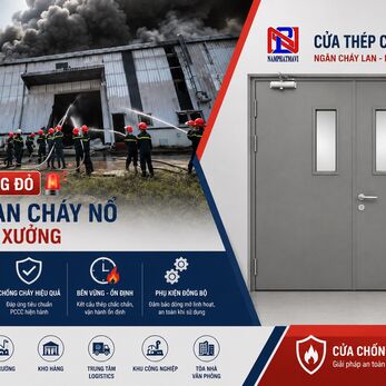 Báo động đỏ về an toàn cháy nổ nhà xưởng: Giải pháp cửa chống cháy nào giúp doanh nghiệp kiểm soát rủi ro?