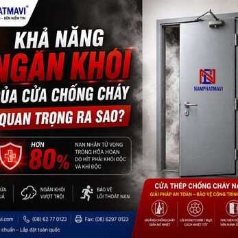 Khả năng ngăn khói của cửa chống cháy quan trọng ra sao?