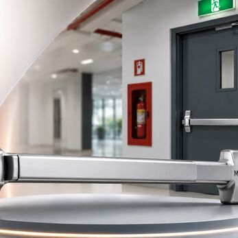 Thanh đẩy cửa thoát hiểm: Cấu tạo, vai trò và lưu ý khi lựa chọn