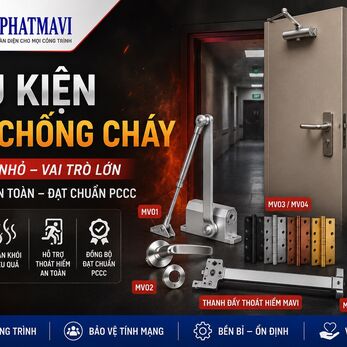 Phụ kiện cửa chống cháy và báo giá phụ kiện cửa chống cháy Nam Phát Mavi mới nhất