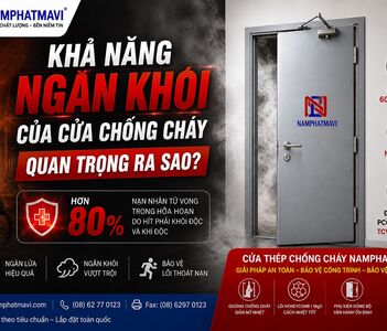 Khả năng ngăn khói của cửa chống cháy quan trọng ra sao?