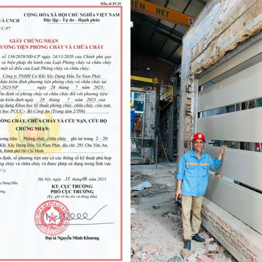 Bảo hành duy trì uy tín cửa chống cháy chuyên nghiệp