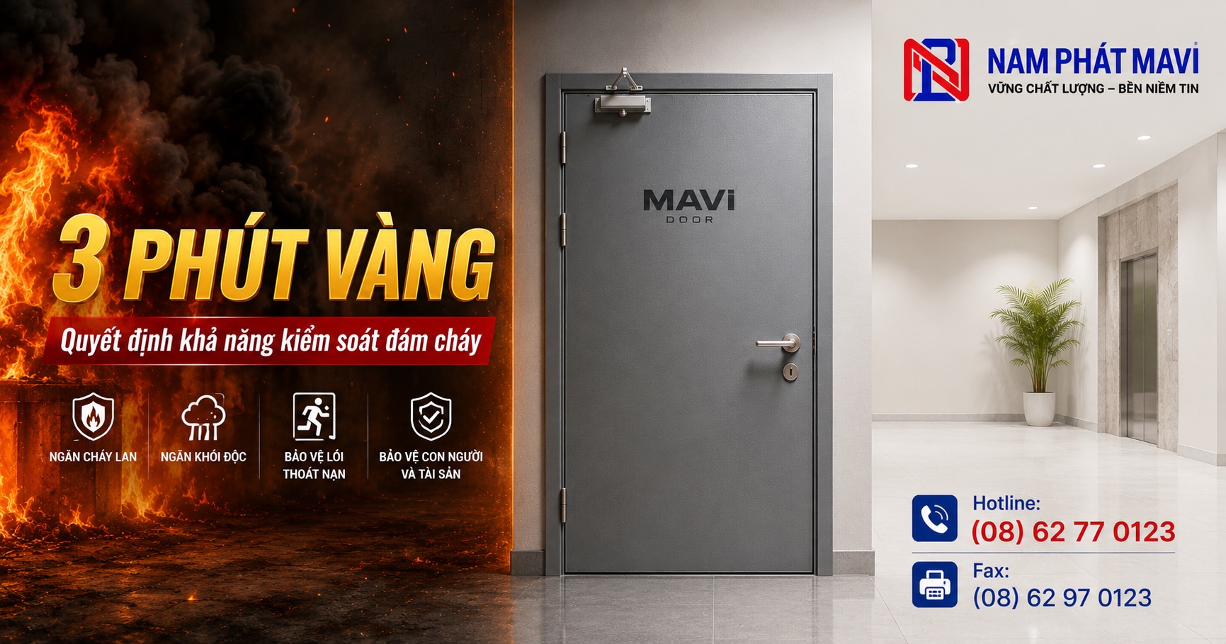 Vì sao 3 phút đầu tiên của đám cháy được gọi là 