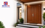 Cửa chống cháy vân gỗ cho không gian cao cấp: Đẹp thôi chưa đủ