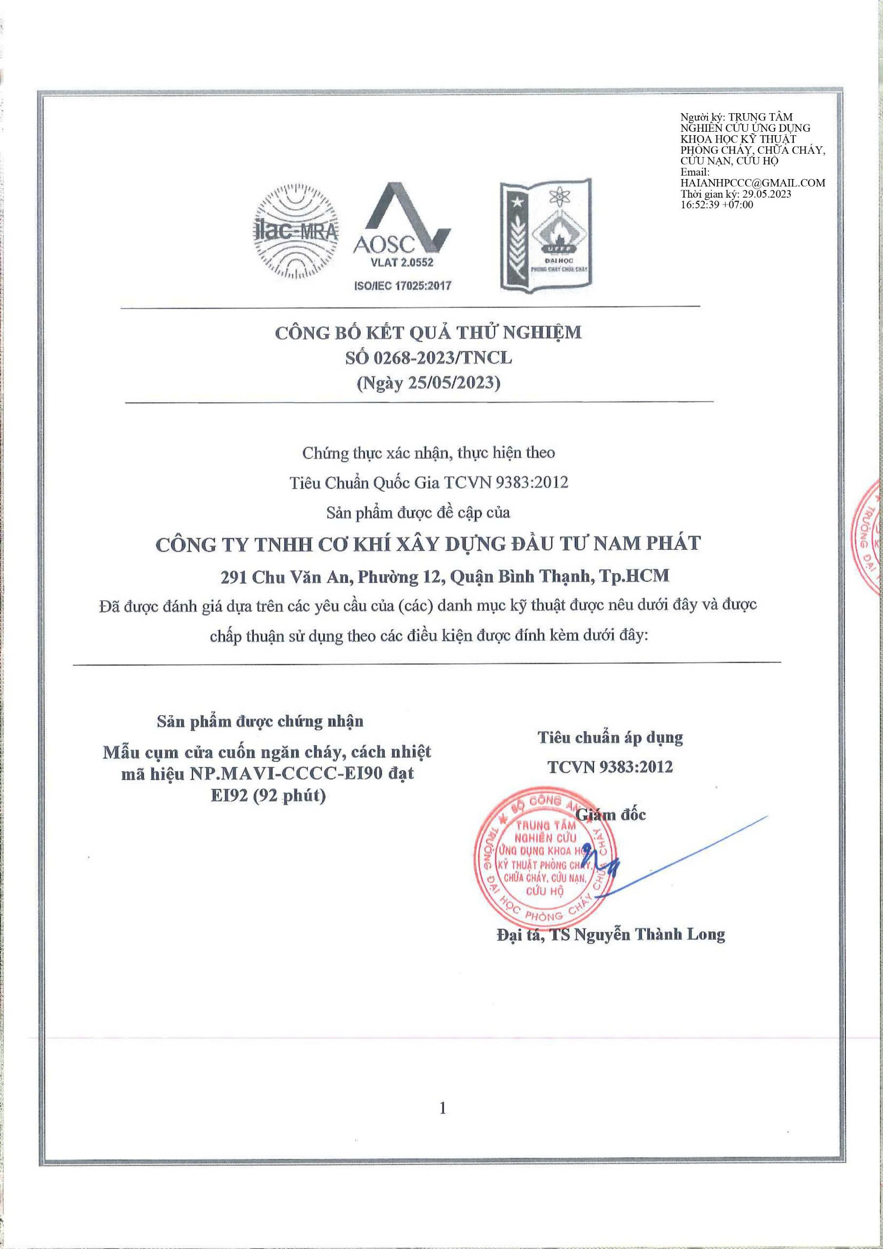 cửa chống cháy