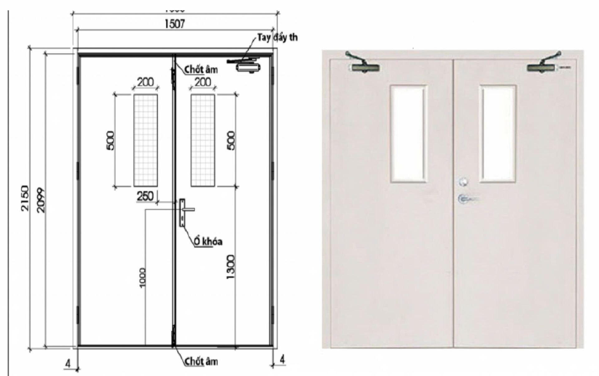 Các ứng dụng của cửa thép chống cháy Nam Phát Mavi